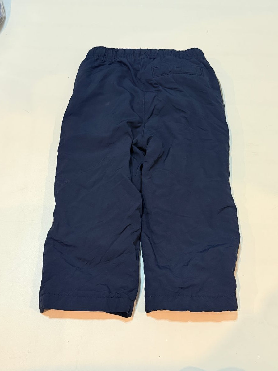 Childrens Place Navy Fleece-Lined Pants 24M