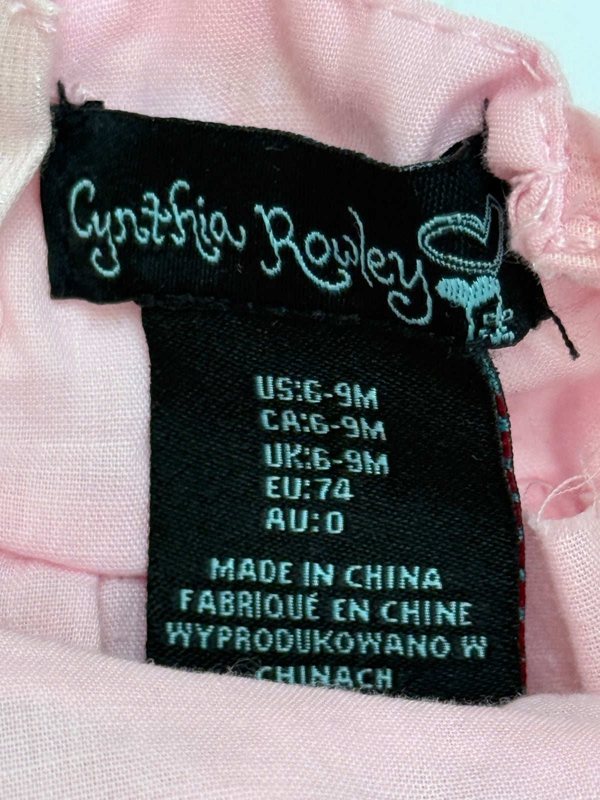Cynthia Rowley Seashell Ruffle Romper 6-9M