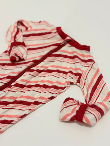 Kickee Pants Candy Stripe Footie 3-6M