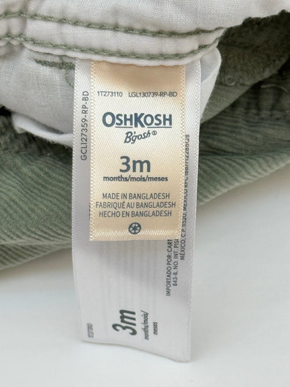 OshKosh B'gosh Corduroy Overalls Size 3M