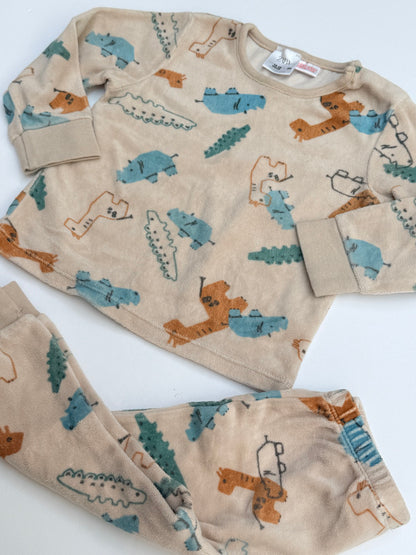 Zara Dinosaur Pajama Set 12-18m
