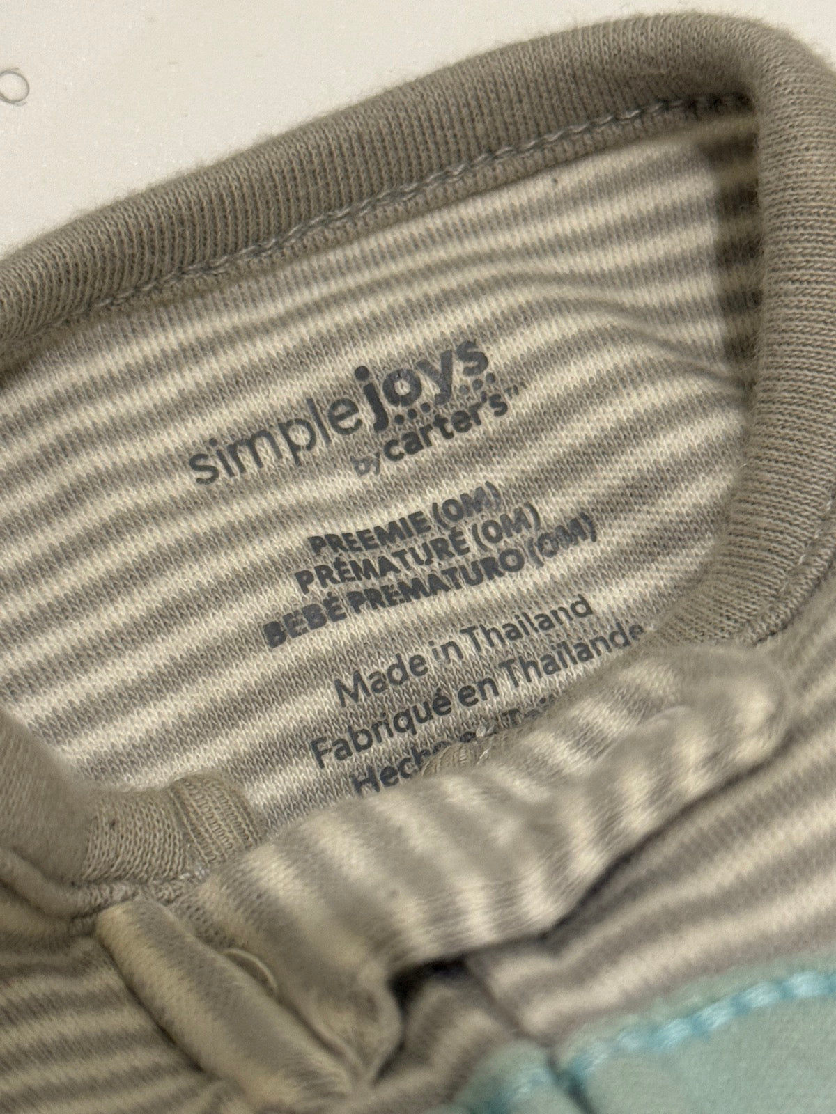 Simple Joys by Carter's Striped Turtle Sleeper Preemie