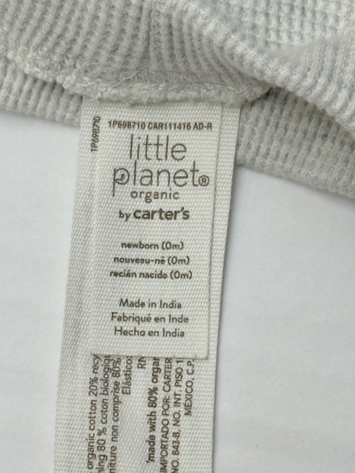 Little Planet Organic Waffle Knit Pants Newborn