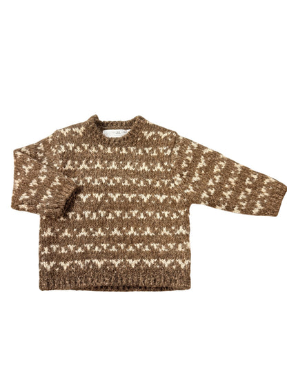Zara Fair Isle Knit Sweater 6-9M