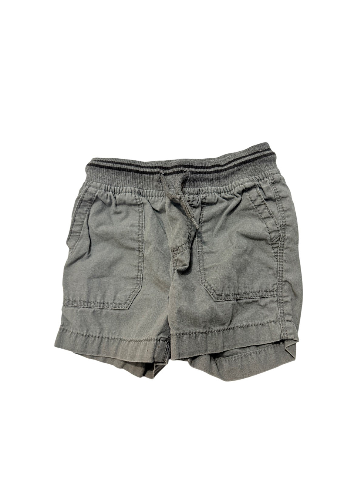 OshKosh B'gosh Gray Pull-On Shorts 12M