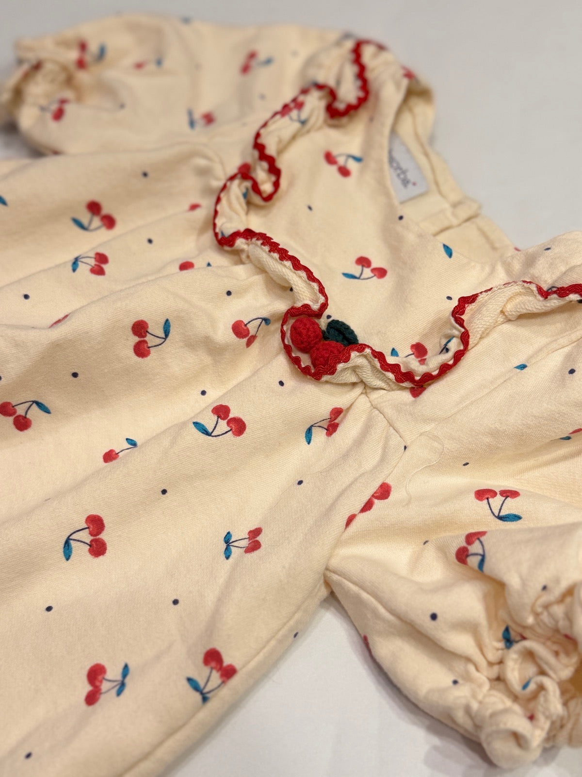 Absorba Cherry Print Dress Size 24M