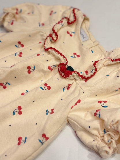 Absorba Cherry Print Dress Size 24M