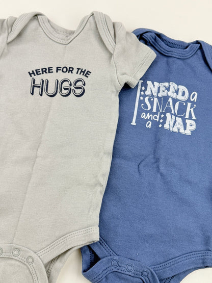 The Peanutshell Slogan Bodysuit 2-Pack 3-6M