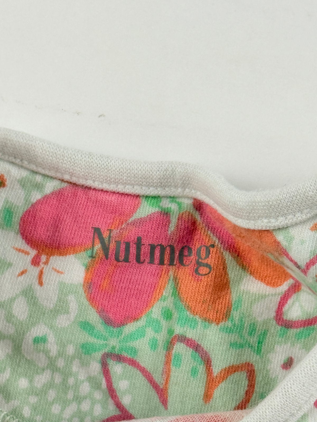 Nutmeg Floral Short Sleeve Romper