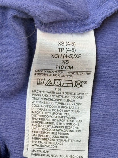Gap Kids Skate Anatomy Graphic T-Shirt XS 4-5
