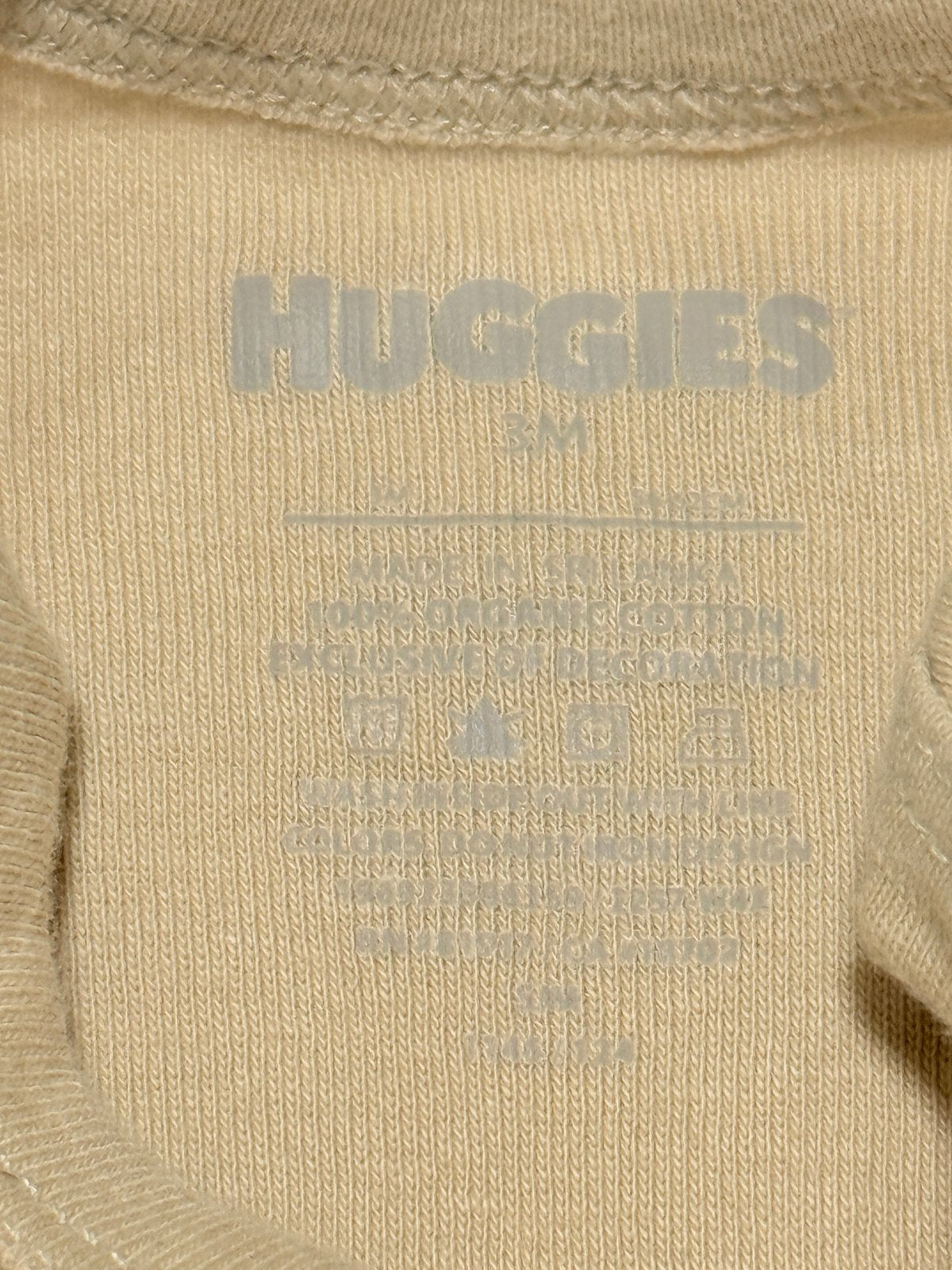 Huggies /  Gray Dot & Tan Bodysuit Pants Set 3M
