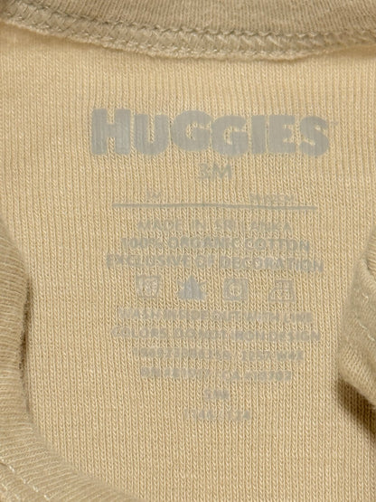 Huggies /  Gray Dot & Tan Bodysuit Pants Set 3M