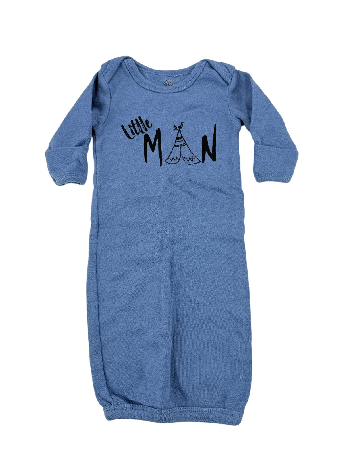 Yoga Sprout Little Man Blue Sleep Sack Preemie