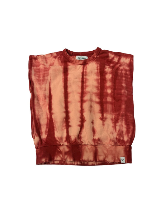 Finger in the Nose Tie-Dye Sleeveless Sweatshirt Size 8/9