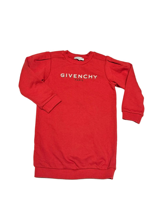 Sweatshirt Dress Givenchy Red Size 5Y