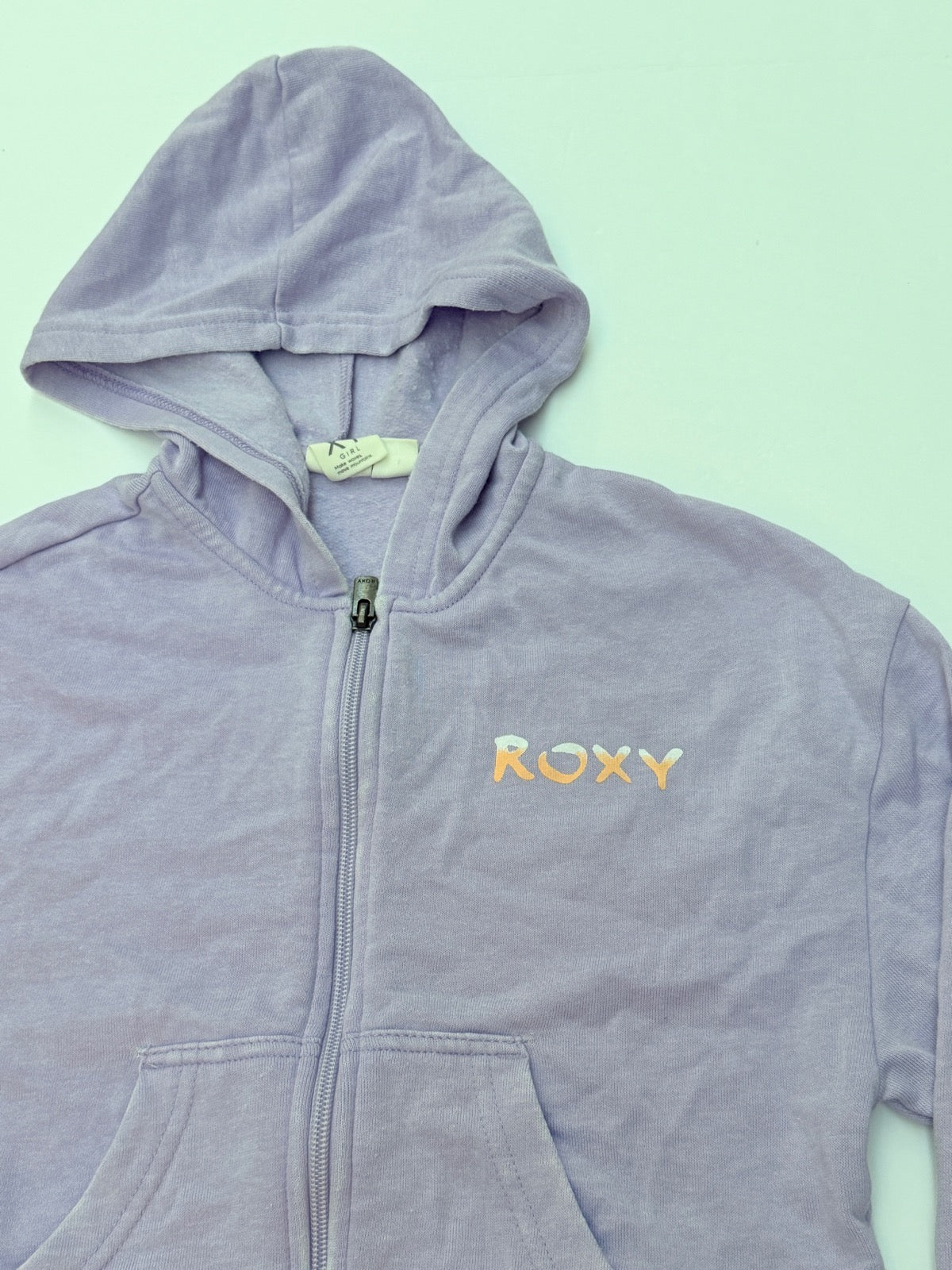 Roxy Girl Zip-Up Hoodie Size 6
