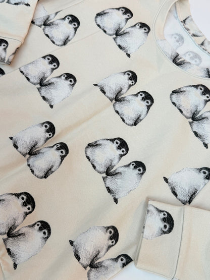 Baby Penguin Print Sweatshirt 6/7