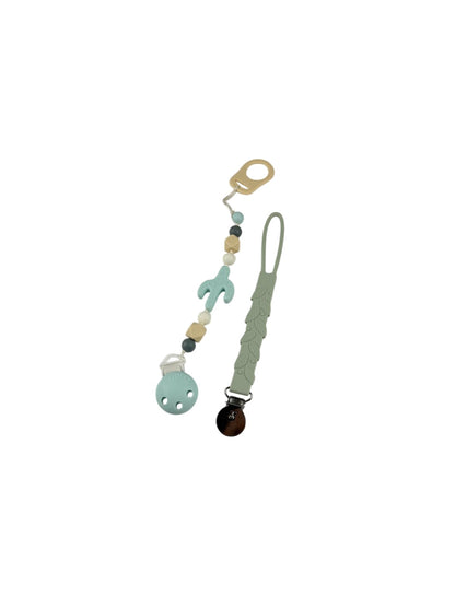 Kushies & Loulou Lollipop Pacifier Clips Set of 2