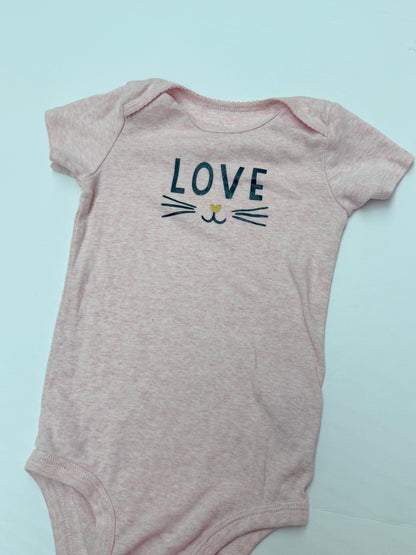 Carter's LOVE Cat Bodysuit 24M
