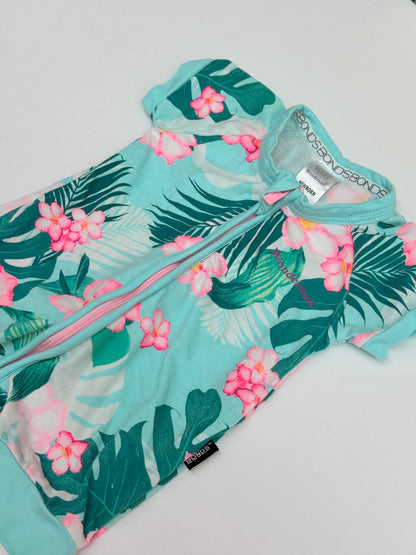 Bonds Wondersuit Tropical Floral Romper Newborn