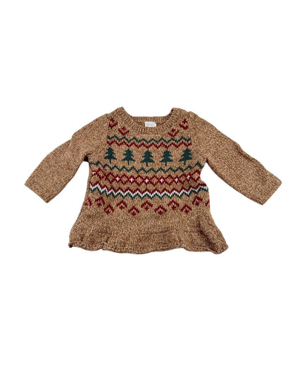 carter's Fair Isle Christmas Tree Sweater 3M