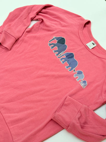 Little & Lively Pink Elephant Sweatshirt 3T 4T