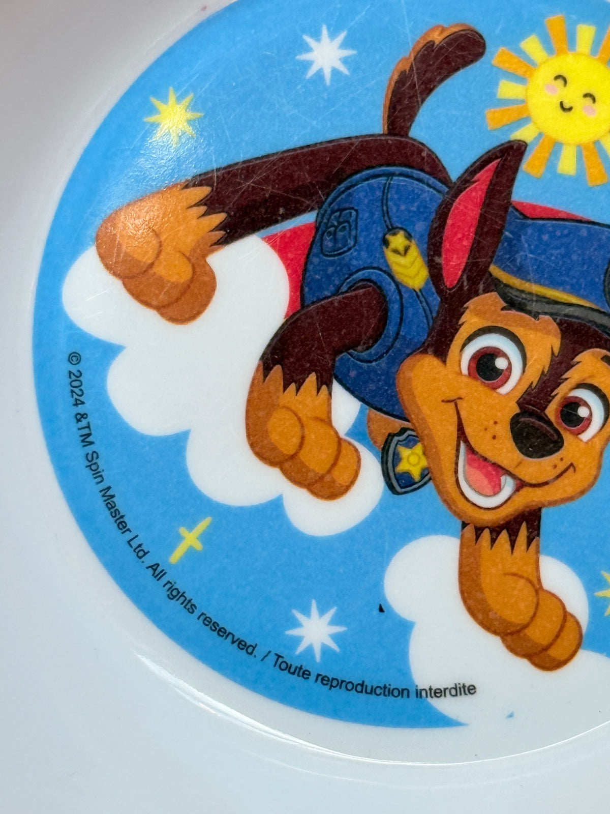PAW Patrol Mighty Pups 3-Piece Dinnerware Set
