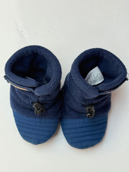 Jan & Jul Navy Fleece Baby Booties Size S