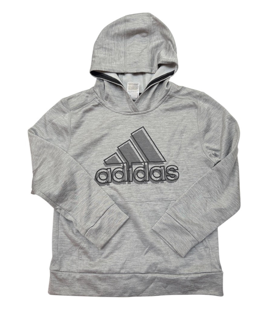 Adidas Gray Graphic Hoodie Size 11-12