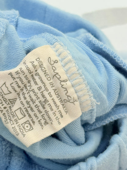 Sapling Organic Blue Shorts 12-18m