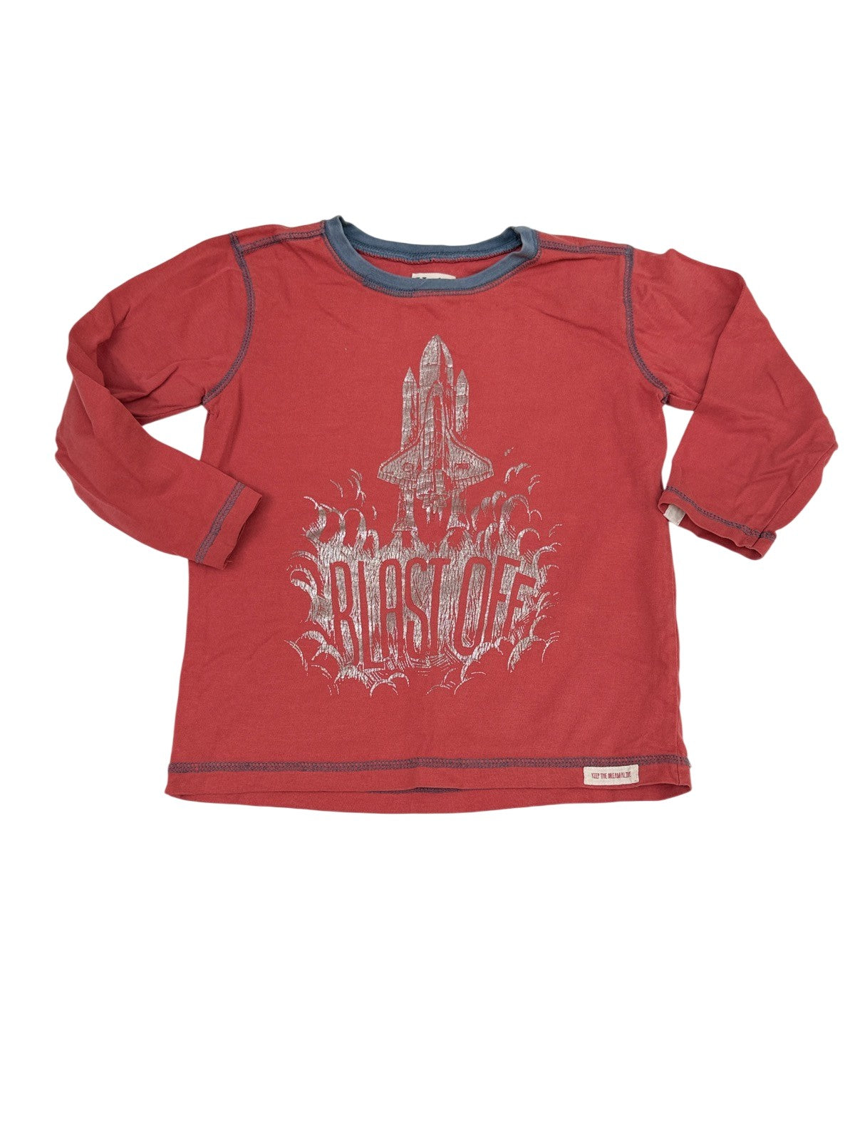 Hatley Blast Off Long Sleeve Tee Size 4