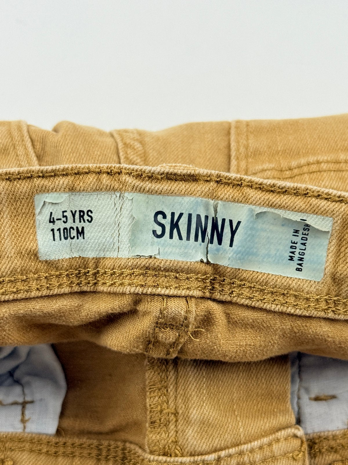 Primark Tan Skinny Jeans Size 5-6Y