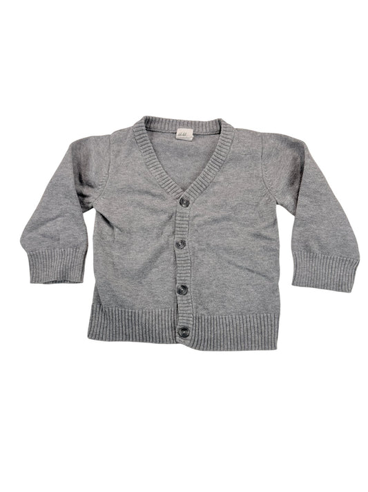 H&M Gray Knit Cardigan 6-9M