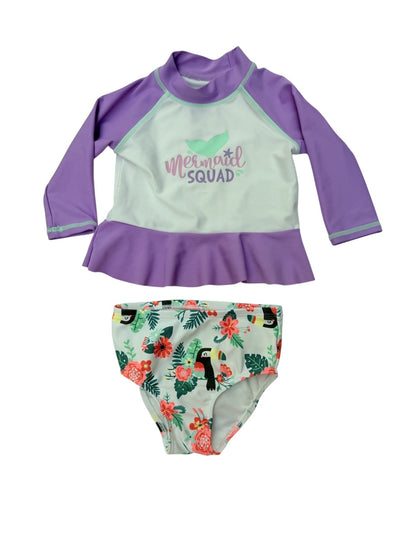 Koala Baby Mermaid Squad Rashguard Set 3-6M