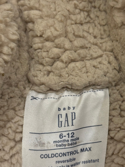 Baby Gap Floral Reversible Sherpa Puffer Jacket 6-12M