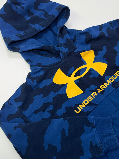 Under Armour Blue Camo Hoodie YSM - 6/7Y