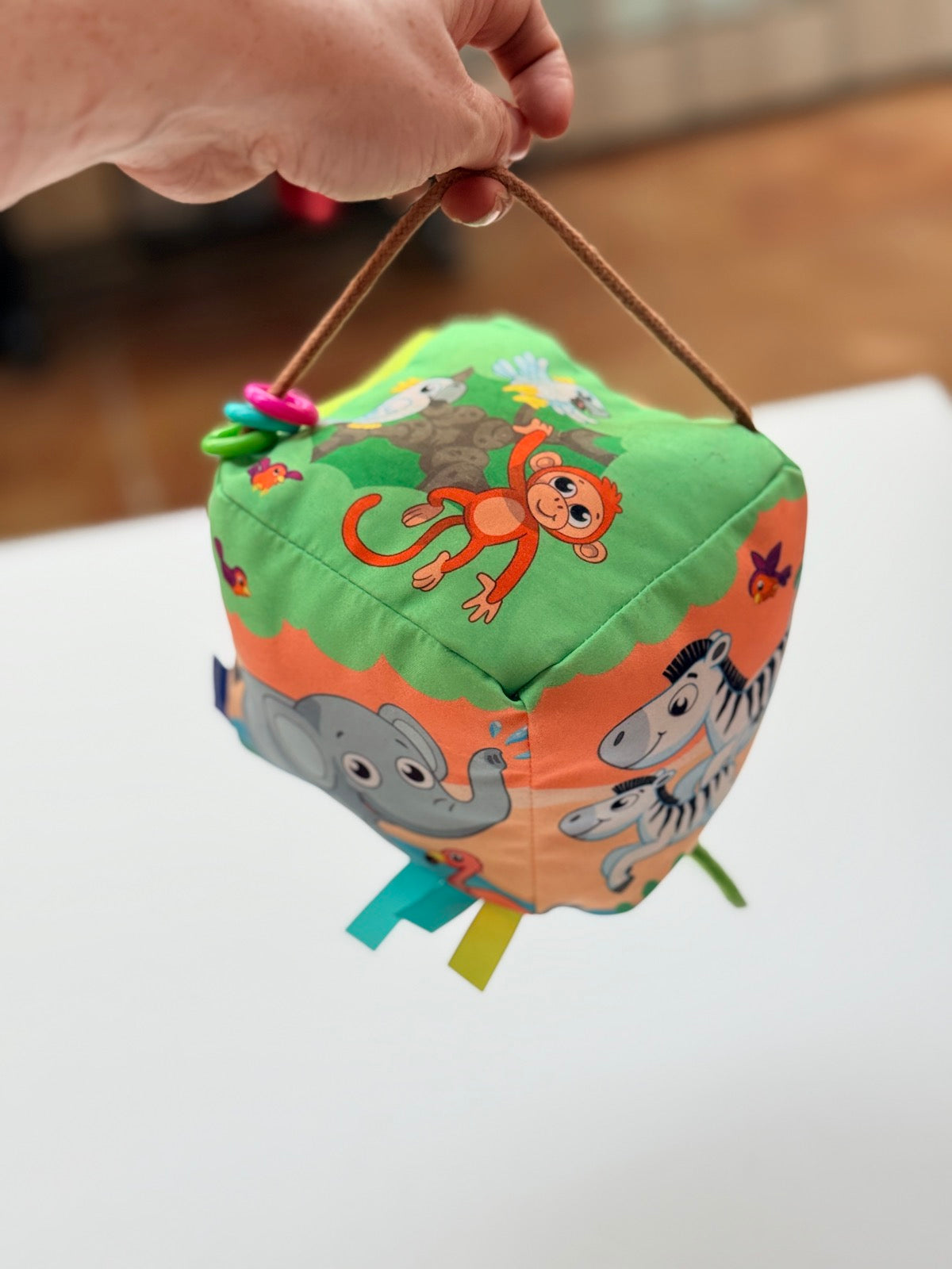 Ravensburger Jungle Animals Sensory Cube Baby Toy