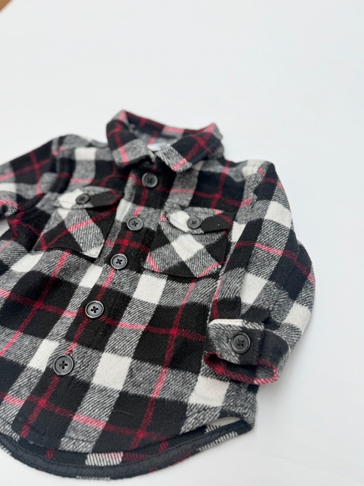 George Plaid Flannel Button-Up Shirt 2T