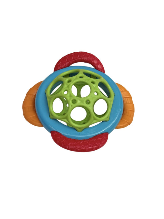 Bright Starts Grab & Spin Rattle Teether Toy