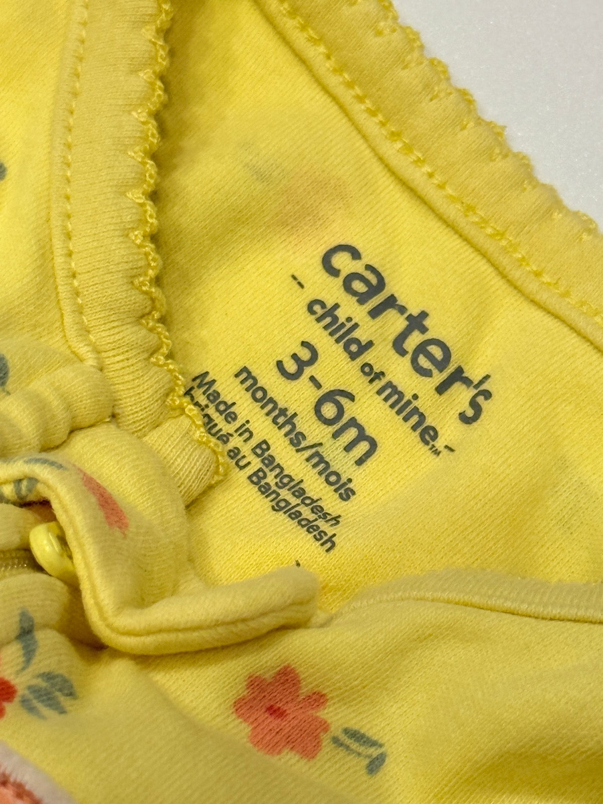 Carter's Child of Mine Floral Sleeper 3-6M