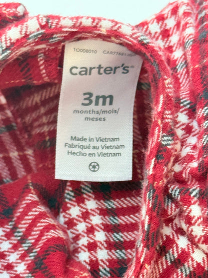 Carter's Plaid Flannel Dress 3M