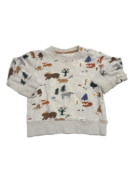 H&M Woodland Animals Sweatshirt 12-18m