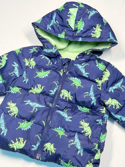 Old Navy Dinosaur Puffer Jacket 6-12M