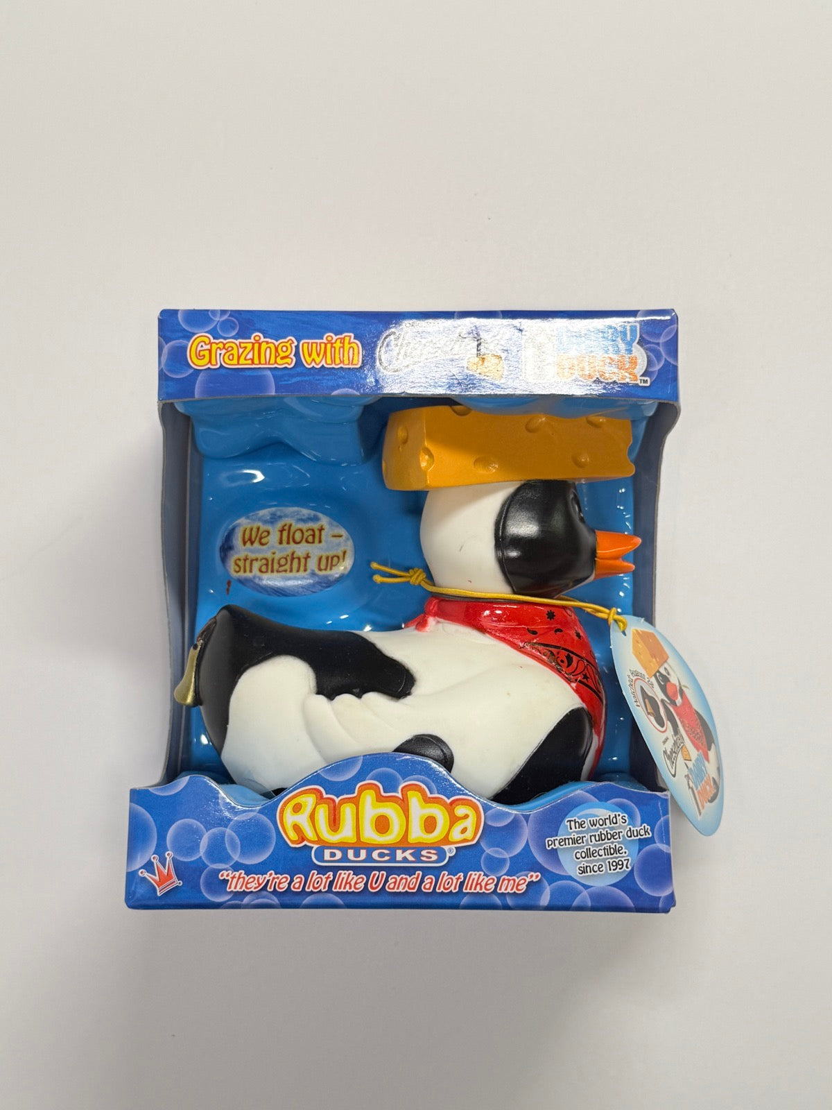 New Rubba Ducks Cheesehead Dairy Duck Collectible