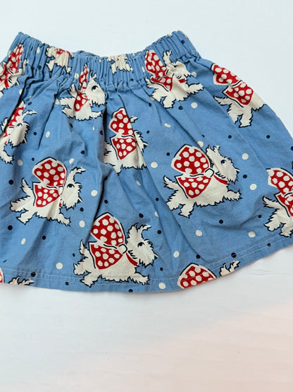 Scottie Dog Print Skirt Kids 2/3Y