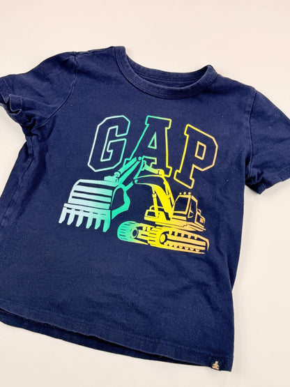 baby gap Excavator Graphic T-Shirt Size 5T