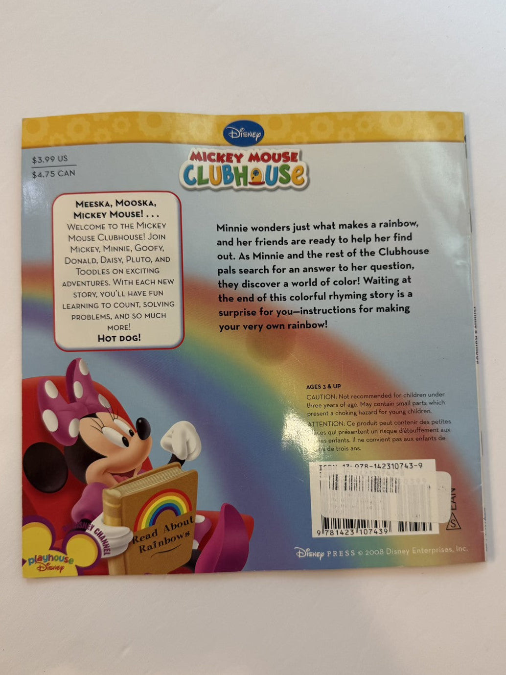 Minnie's Rainbow Mickey Mouse Clubhouse