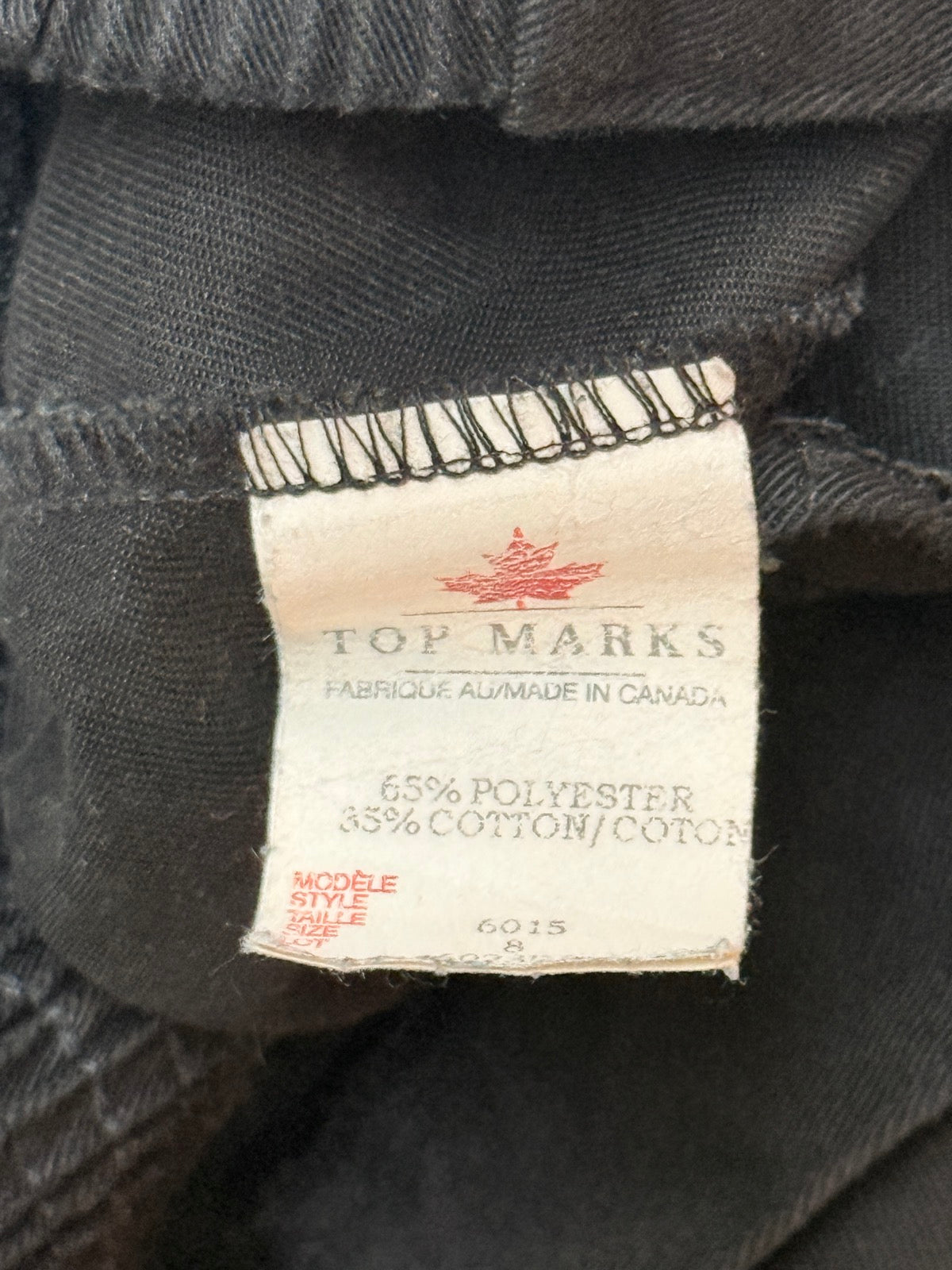 Top Marks Black School Pants Size 8