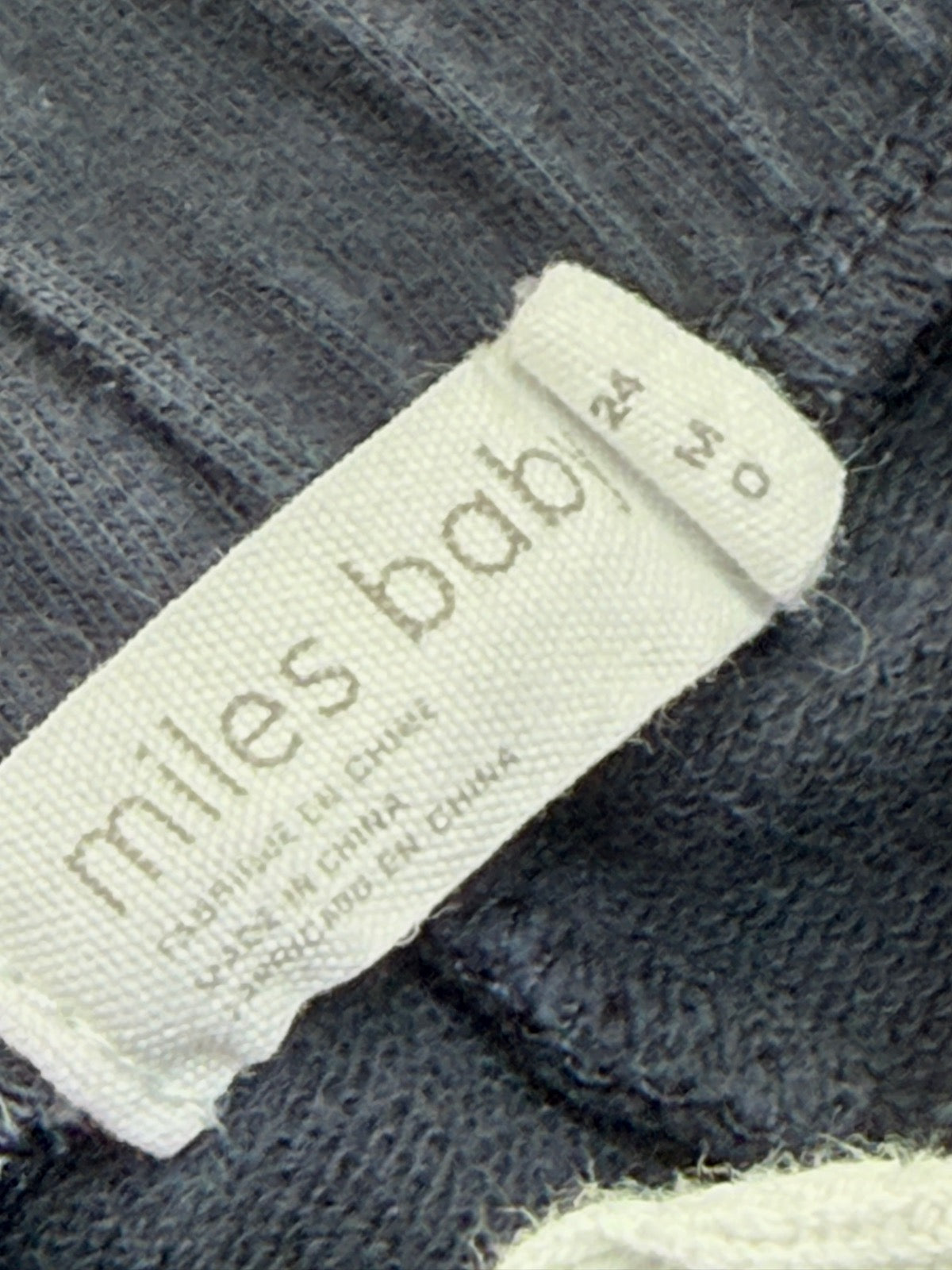 Miles Baby Navy Jogger Pants 24M