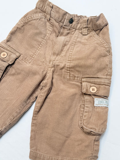 Cool Island Mini Corduroy Cargo Pants 12M